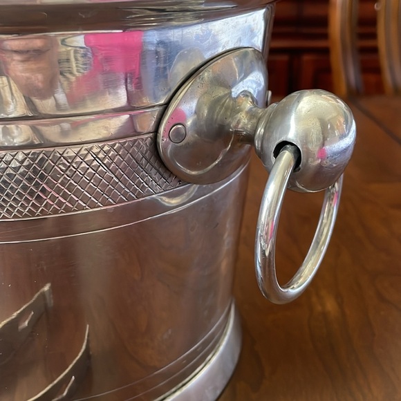 Pottery Barn San Francisco Pewter Champagne Ice Bucket - Picture 6 of 13